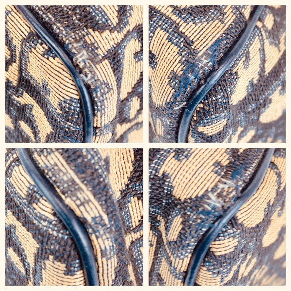 Dior Dior Vintage Trotter Canvas Handbag Canvas Handbag - Picture 7 of 8